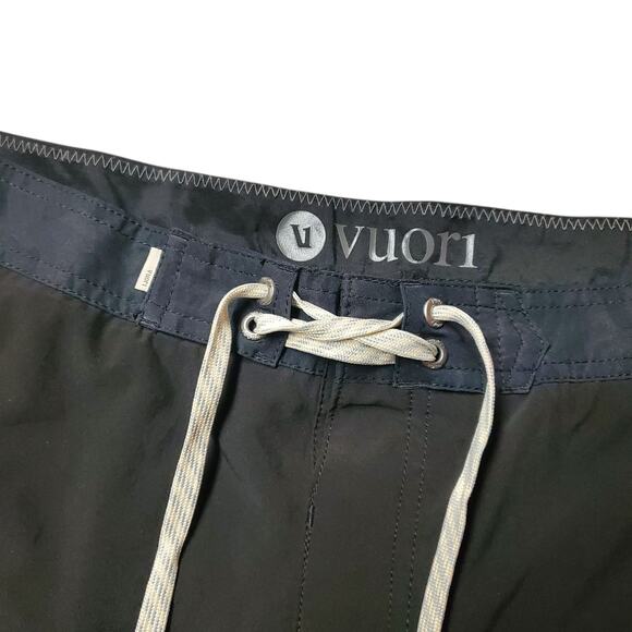 Vuori Cruise Boardshorts Swim Trunks Black Men's Size 36 - Picture 2 of 7